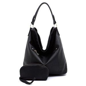 2-in-1 Shoulder Bag & Clutch Set